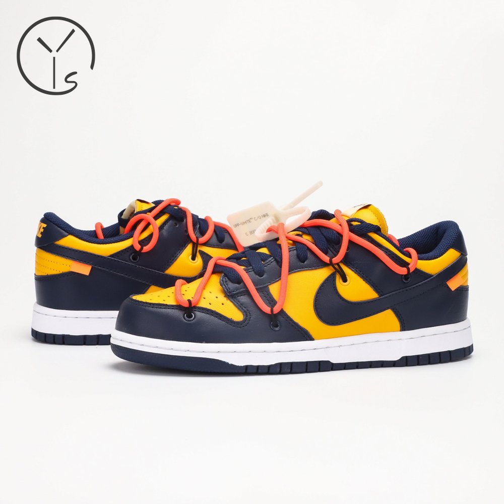 OFF-WHITE x NIKE DUNK LOW LTHR OW 36-46 [Model-28350152] - $155.00